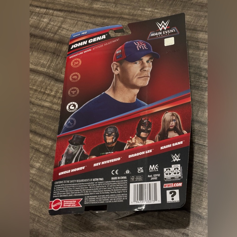 John Cena WWE Main Event Series 162 Action Figure New in Box - Picture 4 of 4